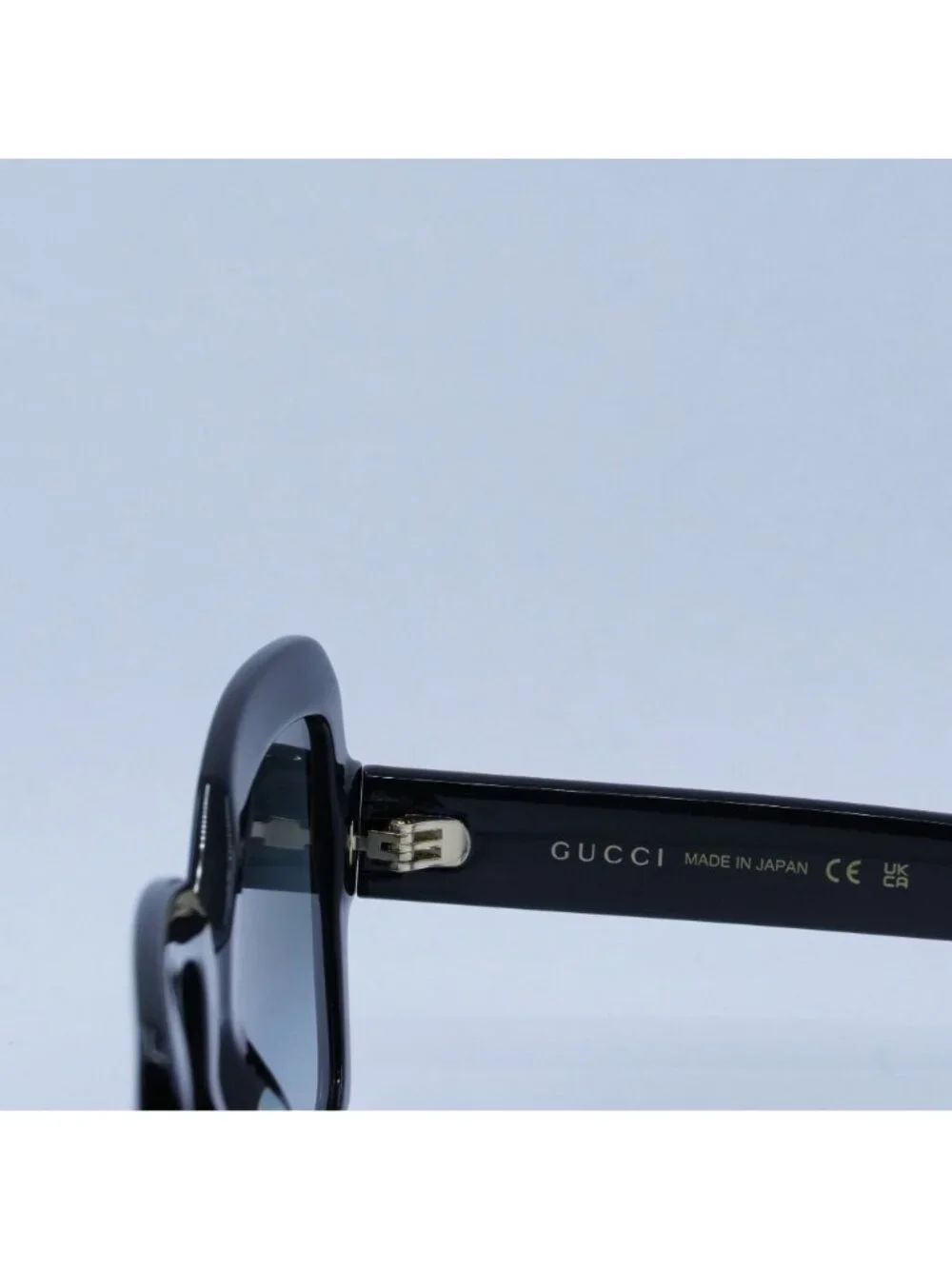 Gucci GG0036SN 001 Sunglasses Black Square Frame, Grey Lenses